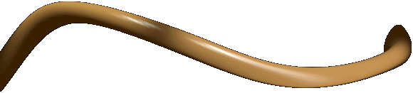 A long bended tube